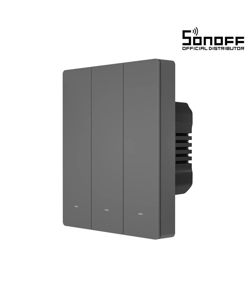 GloboStar® 80089 SONOFF M5-3C-80 SwitchMan Mechanical Smart Switch WiFi & Bluetooth AC 100-240V Max 6A 1320W (2A-Way) 3 Way